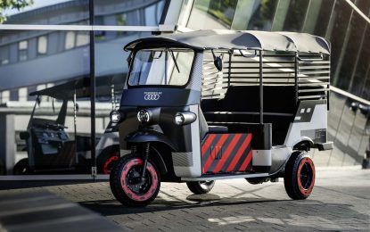 Audi – Električne rikše za “Drugi život baterija” [Galerija]