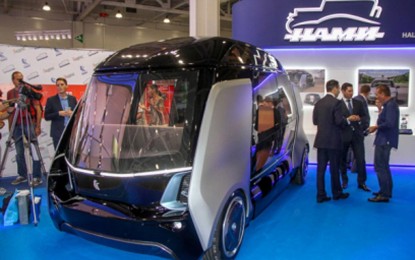 Kamaz i Nami na Sajmu automobila u Moskvi MIAS 2016 predstavili autonomno vozilo “Šatl” za javni prevoz