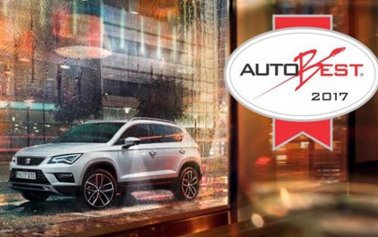 Seat Ateca osvojila veliko međunarodno priznanje – “Best Buy automobil Europe 2017”