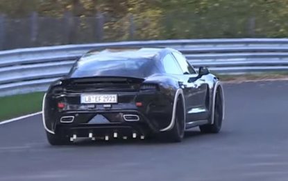 Porsche Mission E na Nürburgringu u tišini [Video]