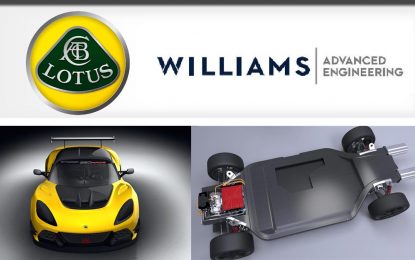 Lotus i Williams Advanced Engineering najavljuju strateško i tehničko partnerstvo