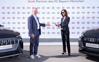 FC Bayern München osvježio se s 19 Audija e-tron i dobio punionice za ovu električnu flotu