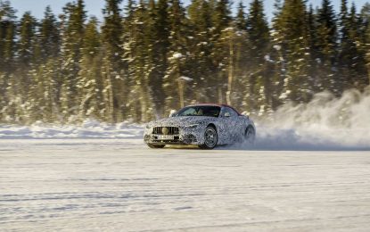 Mercedes-AMG SL na završnim zimskim testovima