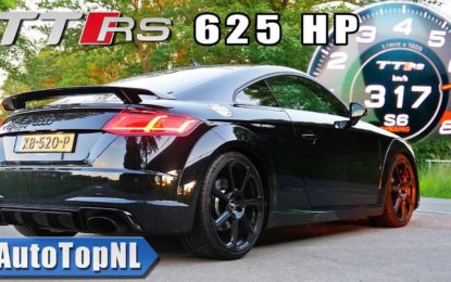 Audi TT RS – sa 625 KS do 317 km/h [Video]