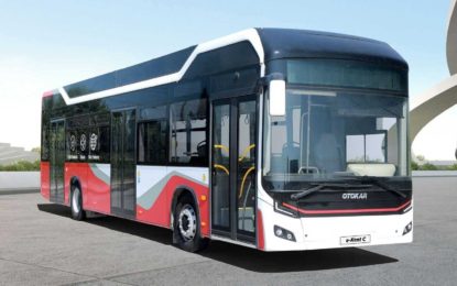 Otokar e-Kent C: Novi turski električni autobus s baterijama Webasto