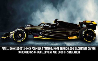 Pirelli završio testiranje novih guma za Formulu 1