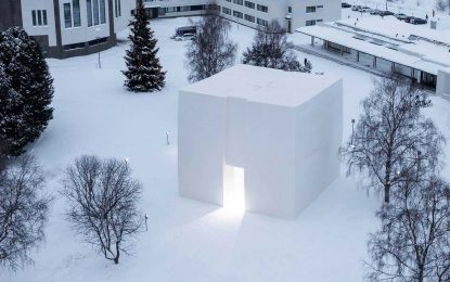 Polestar otvoro izložbeni salon Polestar Snow Space napravljen od snijega