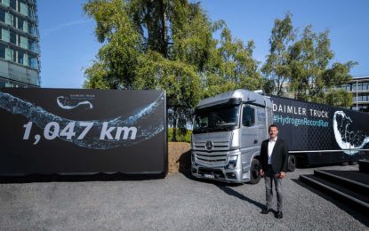 Mercedes-Benz GenH2 prevezao više od 1.000 kilometara s jednim punjenjem vodika