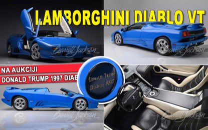 Prvi vlasnik Donald Trump: Prodaje se Lamborghini Diablo VT [Galerija]